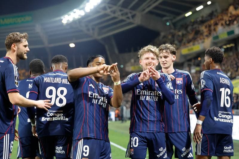 Football. Ligue 1. FC Nantes - Olympique Lyonnais. 07.02.2026