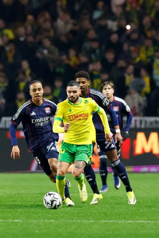 Football. Ligue 1. FC Nantes - Olympique Lyonnais. 07.02.2026