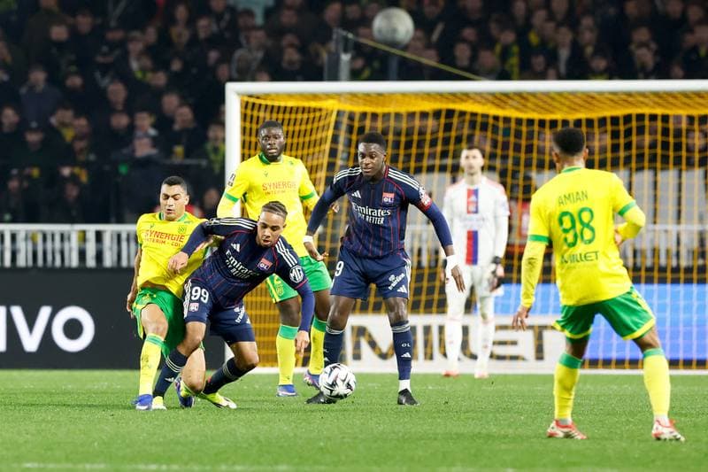 Football. Ligue 1. FC Nantes - Olympique Lyonnais. 07.02.2026
