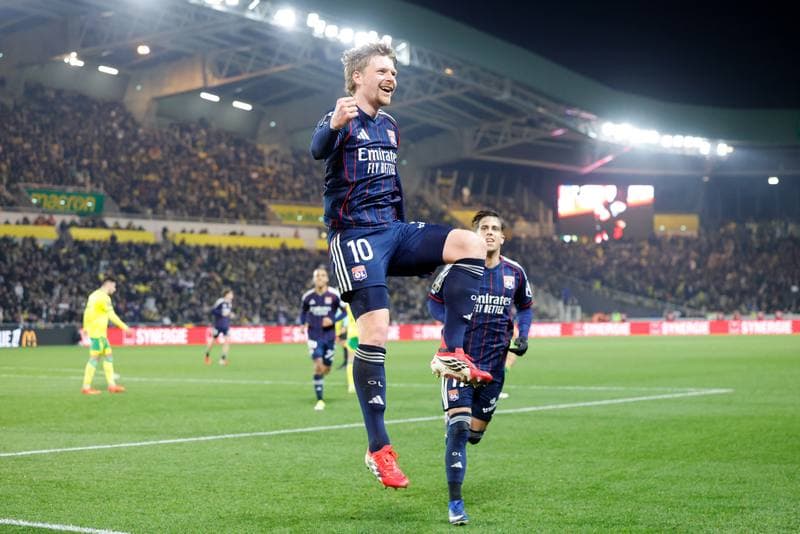 Football. Ligue 1. FC Nantes - Olympique Lyonnais. 07.02.2026
