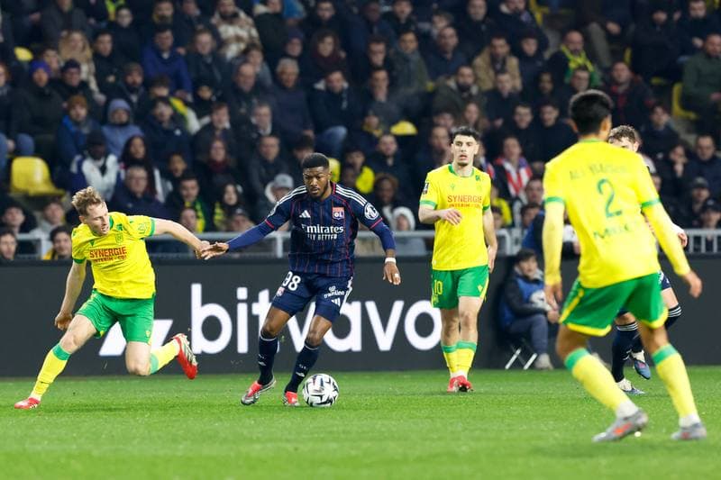 Football. Ligue 1. FC Nantes - Olympique Lyonnais. 07.02.2026