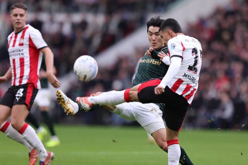 Football. Dutch Eredivisie. PSV - Feyenoord. 01.02.2025
