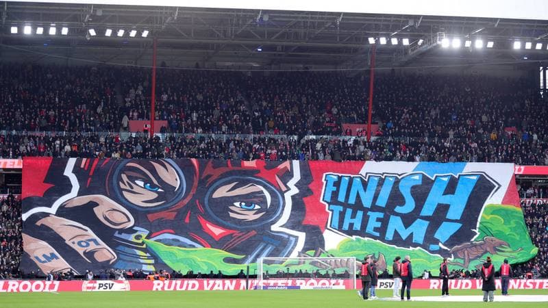 Football. Dutch Eredivisie. PSV - Feyenoord. 01.02.2025