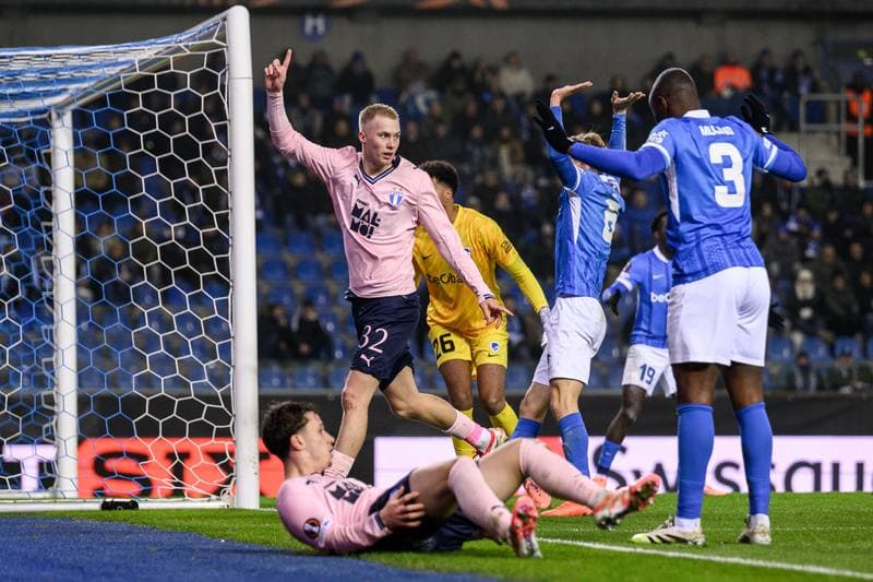 Football. UEFA Europa League. KRC Genk - Malmo FF. 29.01.2026