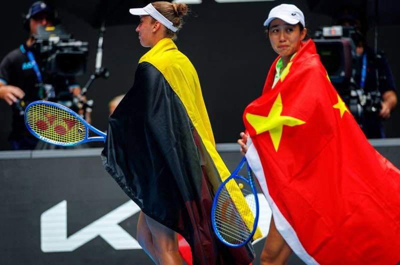 Tennis. Australian Open. Elise Mertens - Shuai Zhang. 31.01.2026