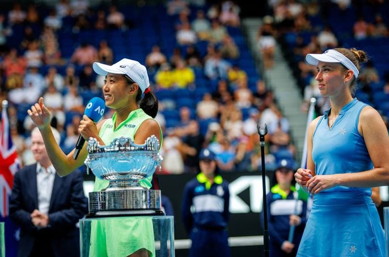 Tennis. Australian Open. Elise Mertens - Shuai Zhang. 31.01.2026