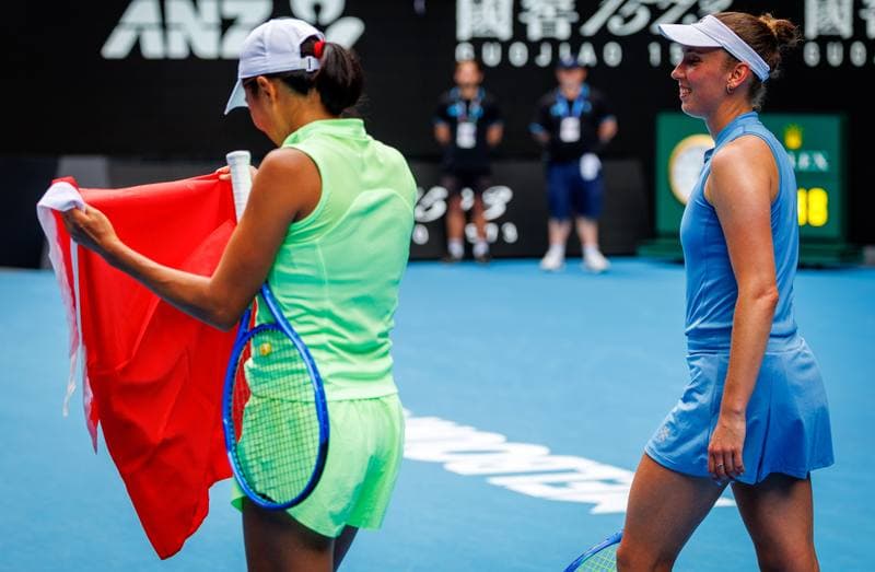 Tennis. Australian Open. Elise Mertens - Shuai Zhang. 31.01.2026