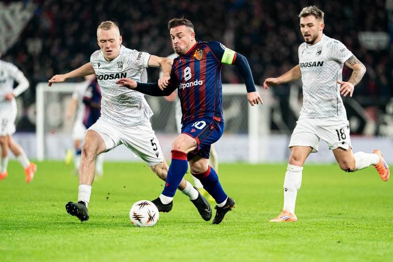 Football. UEFA Europa League. FC Basel 1893 - FC Viktoria Plzen. 20.02.2026