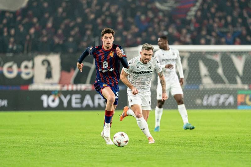 Football. UEFA Europa League. FC Basel 1893 - FC Viktoria Plzen. 20.02.2026