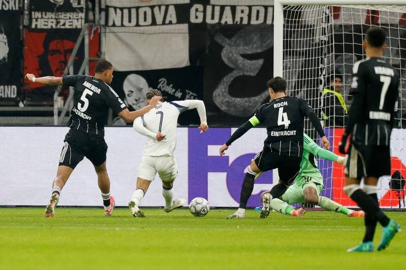 Football. UEFA Champions League. Eintracht Frankfurt - Tottenham Hotspur. 28.01.2026