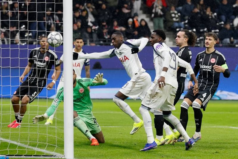 Football. UEFA Champions League. Eintracht Frankfurt - Tottenham Hotspur. 28.01.2026