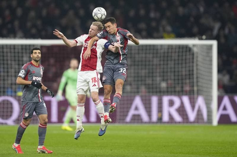 Football. UEFA Champions League. Ajax - Olympiacos. 28.01.2026