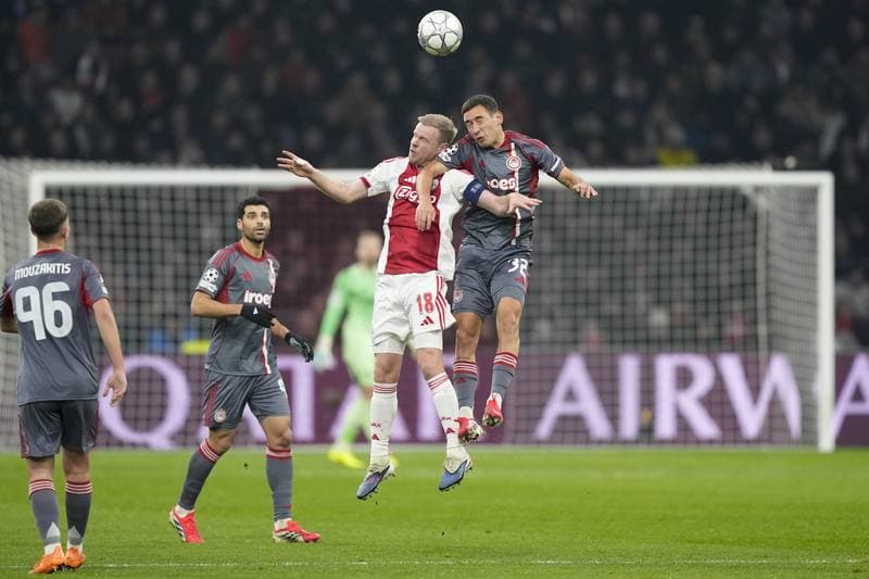Football. UEFA Champions League. Ajax - Olympiacos. 28.01.2026