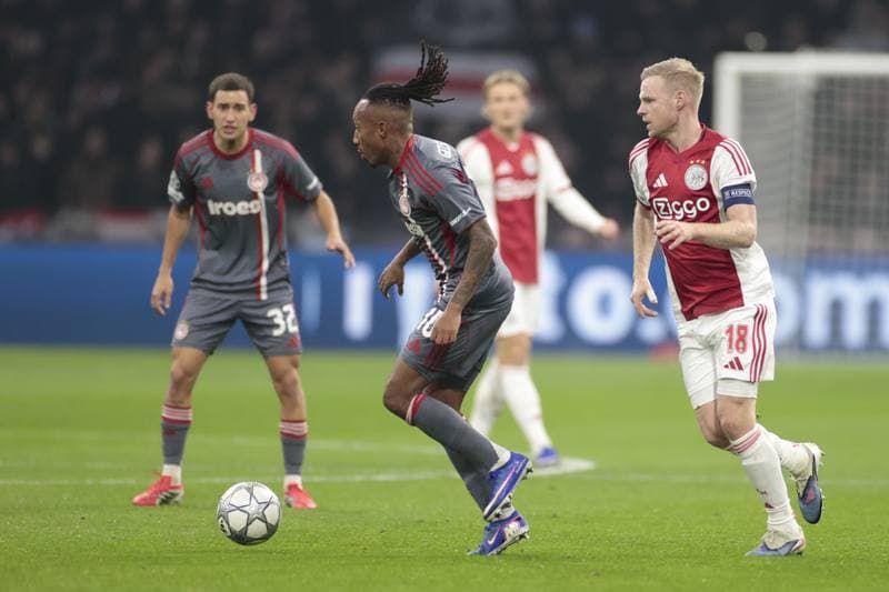 Football. UEFA Champions League. Ajax - Olympiacos. 28.01.2026