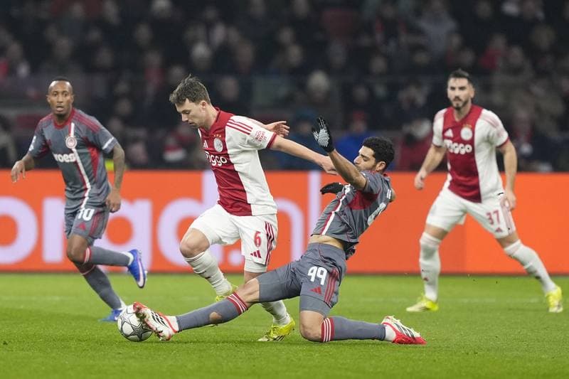 Football. UEFA Champions League. Ajax - Olympiacos. 28.01.2026
