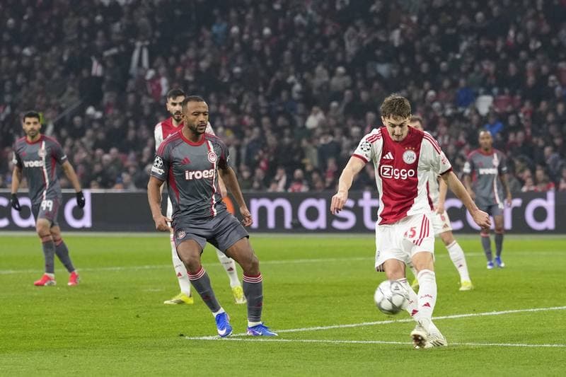 Football. UEFA Champions League. Ajax - Olympiacos. 28.01.2026