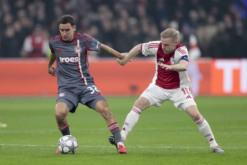 Football. UEFA Champions League. Ajax - Olympiacos. 28.01.2026