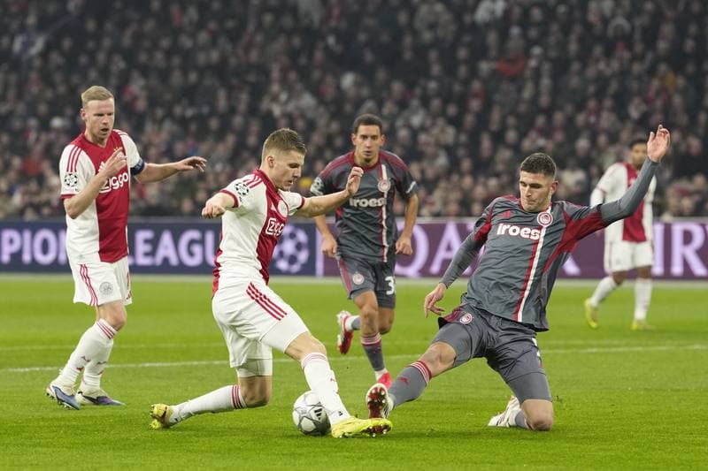 Football. UEFA Champions League. Ajax - Olympiacos. 28.01.2026