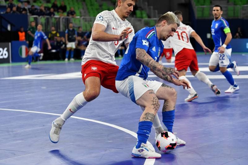 Futsal. UEFA Futsal EURO 2026. Poland - Italy. 27.01.2026