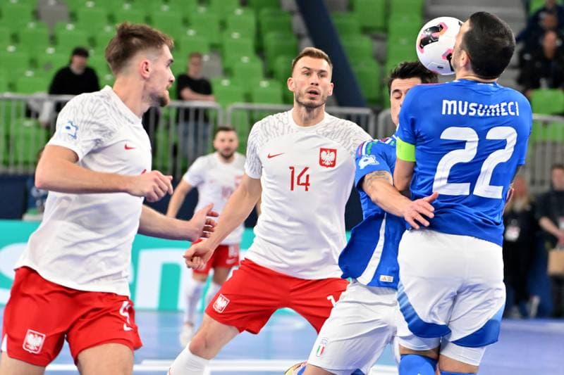 Futsal. UEFA Futsal EURO 2026. Poland - Italy. 27.01.2026