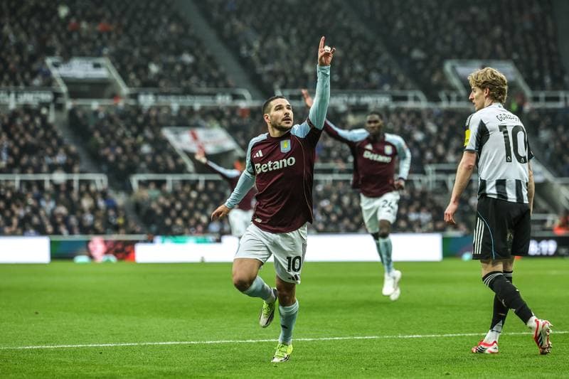 Football. Premier League. Newcastle United - Aston Villa. 25.01.2026