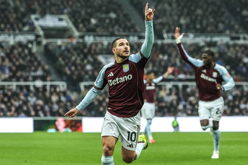 Football. Premier League. Newcastle United - Aston Villa. 25.01.2026