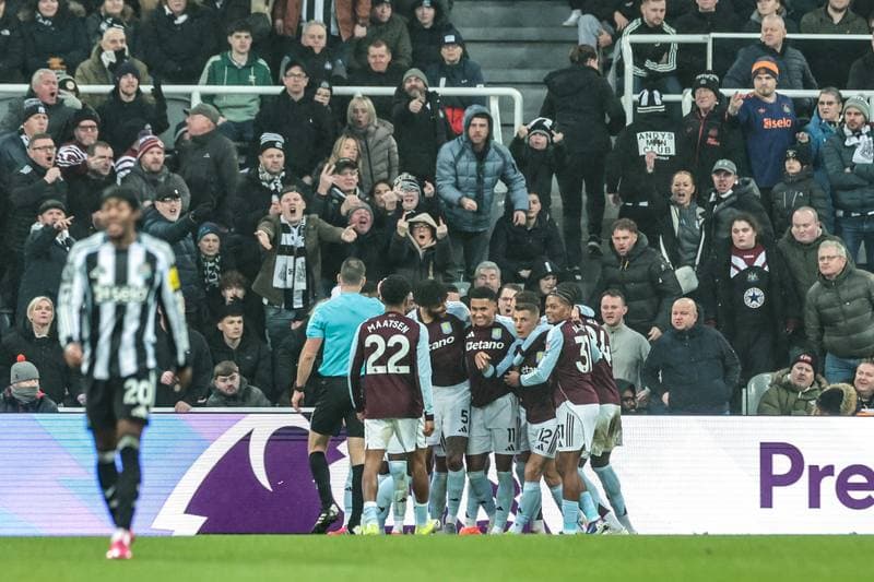 Football. Premier League. Newcastle United - Aston Villa. 25.01.2026