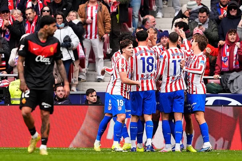 Football. La Liga. Atletico Madrid - RCD Mallorca. 25.01.2026