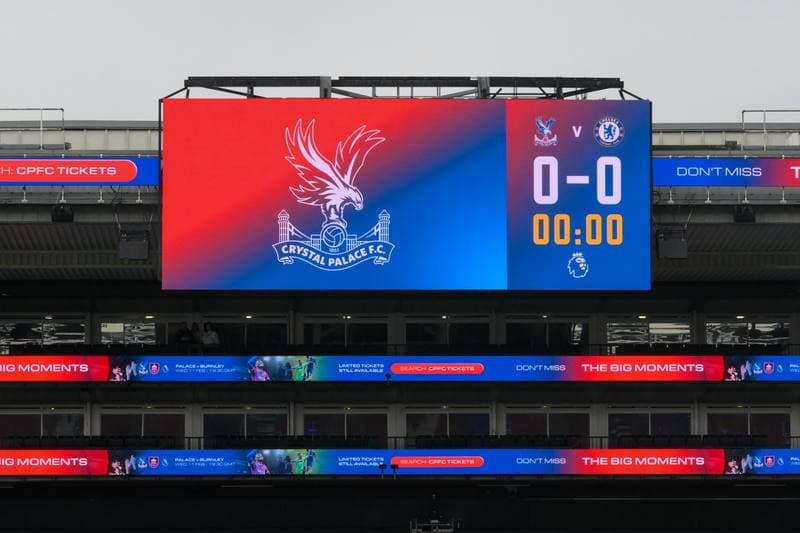 Football. Premier League. Crystal Palace - Chelsea. 25.01.2026