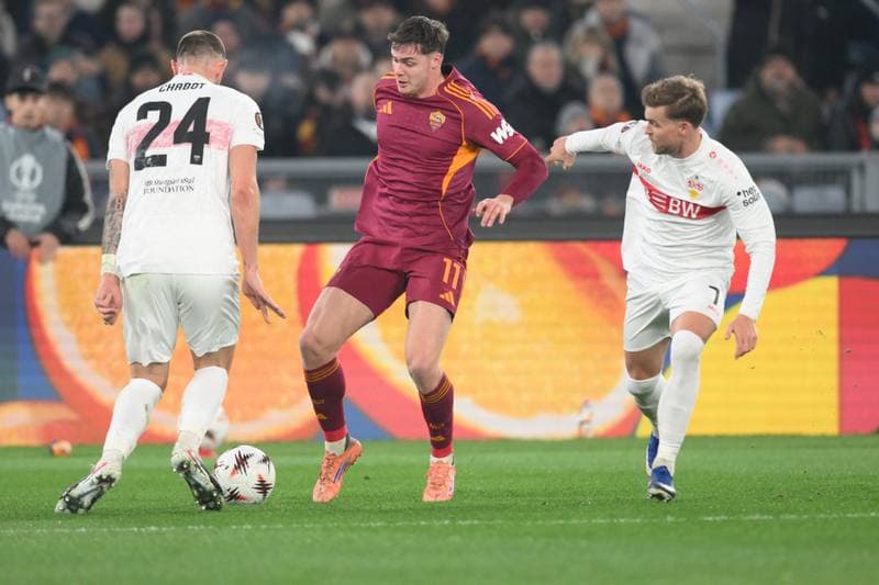 Football. UEFA Europa League. AS Roma - VfB Stuttgart. 22.01.2026