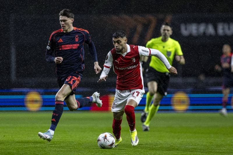 Football. UEFA Europa League. SC Braga - Nottingham Forest. 22.01.2026