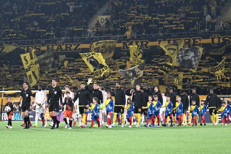 Football. UEFA Europa League. BSC Young Boys - Olympique Lyonnais. 22.01.2026