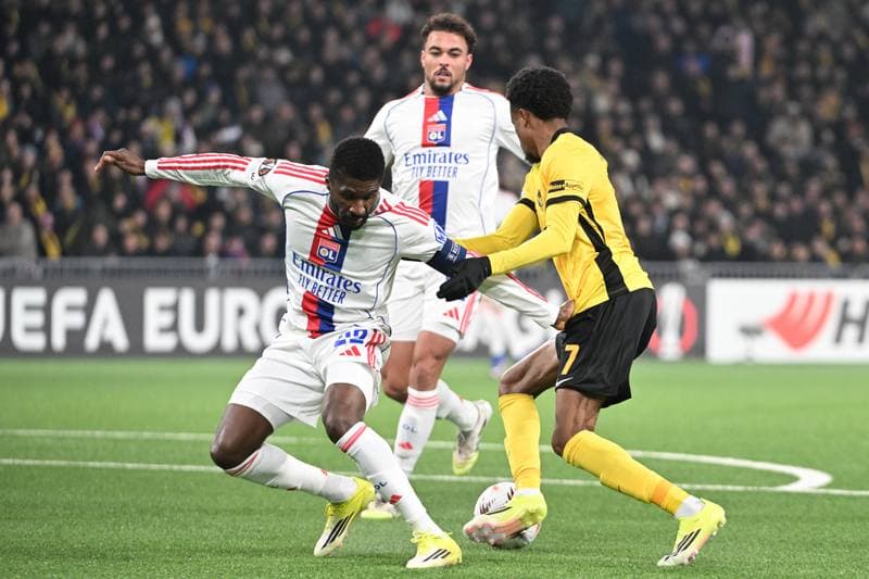 Football. UEFA Europa League. BSC Young Boys - Olympique Lyonnais. 22.01.2026