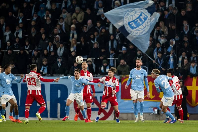 Football. UEFA Europa League. MalmA FF - Crvena Zvezda. 22.01.2026
