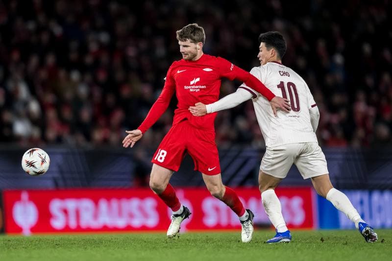 Football. UEFA Europa League. Brann - Midtjylland. 22.01.2026