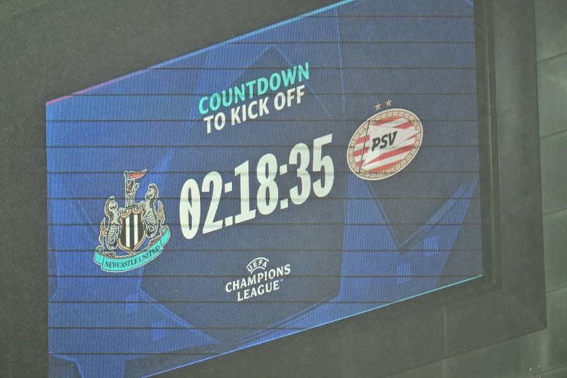 Football. UEFA Champions League. Newcastle United - PSV Eindhoven. 21.01.2026