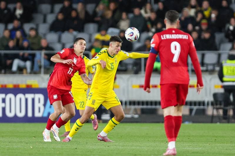 Football. FIFA World Cup Qualifiers. Lithuania - Poland. 12.10.2025
