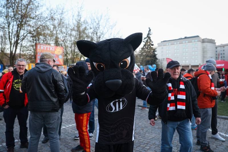 Football. Betclic 1 Liga. Polonia Warszawa - Slask Wroclaw. 10.04.2026