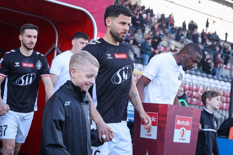 Football. Betclic 1 Liga. Polonia Warszawa - Slask Wroclaw. 10.04.2026