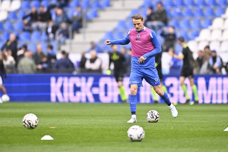 Football. Jupiler Pro League. KRC Genk - Oud-Heverlee Leuven. 12.04.2026