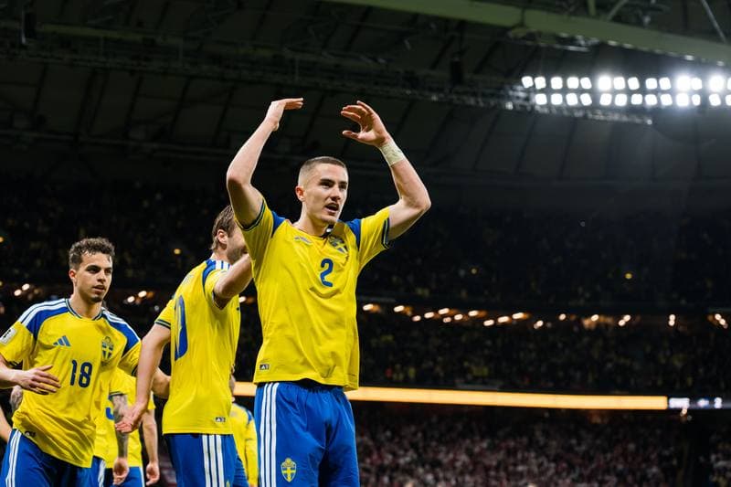 Football. FIFA World Cup Qualifier. Sweden - Poland. 31.03.2026