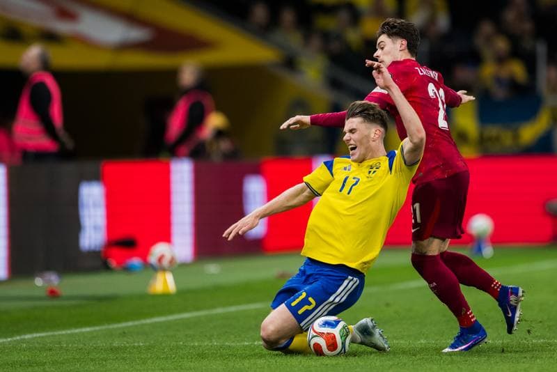 Football. FIFA World Cup Qualifier. Sweden - Poland. 31.03.2026