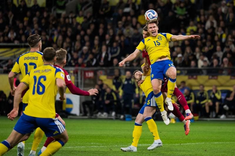 Football. FIFA World Cup Qualifier. Sweden - Poland. 31.03.2026