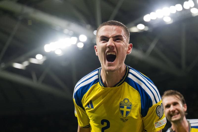 Football. FIFA World Cup Qualifier. Sweden - Poland. 31.03.2026