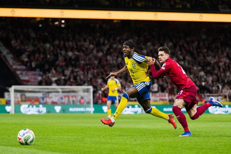 Football. FIFA World Cup Qualifier. Sweden - Poland. 31.03.2026