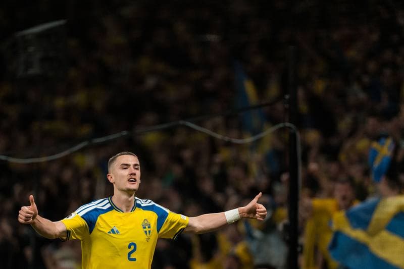 Football. FIFA World Cup Qualifier. Sweden - Poland. 31.03.2026
