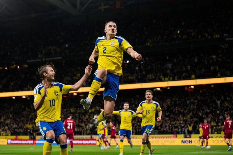 Football. FIFA World Cup Qualifier. Sweden - Poland. 31.03.2026
