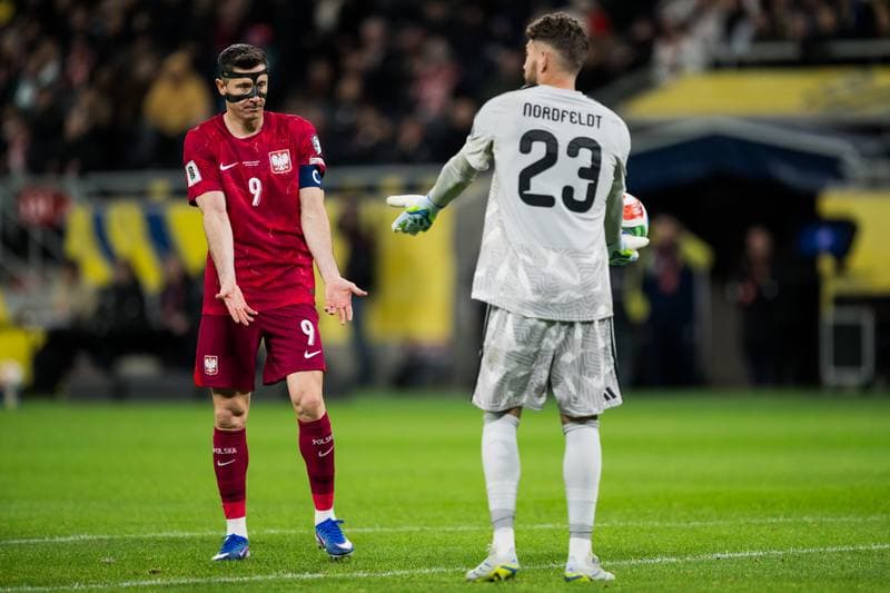 Football. FIFA World Cup Qualifier. Sweden - Poland. 31.03.2026