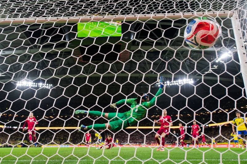 Football. FIFA World Cup Qualifier. Sweden - Poland. 31.03.2026