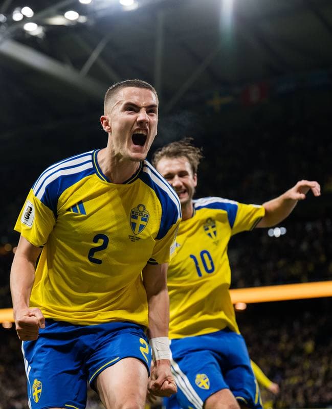 Football. FIFA World Cup Qualifier. Sweden - Poland. 31.03.2026